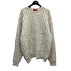 ショッピングシュプリーム シュプリーム Supreme 【Applique Cable Knit Sweater】 ケーブルニット アイボリー サイズ：L