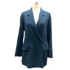 フェンディ FENDI シルクブレザー FJ7023 ネイビー サイズ：40