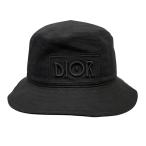 ショッピングハット ディオール DIOR×JACK KEROUAC ジャックケルアック バケットハット 033C906W4511 ブラック サイズ：L