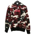 ショッピングシュプリーム シュプリーム Supreme 【Box Logo Hooded Sweatshirt Red Camo】 プルオーバーパーカー ブラウン×ホワイト サ