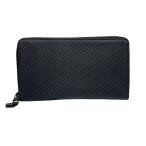 ダンヒル dunhill ダンヒル シャーシ ラウンドファスナー ラウンドジップウォレット CHASSIS ネイビー