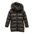 ショッピングduvetica 【値下げ】DUVETICA ダウンコート ブラウン×ネイビー サイズ：40 (EC)