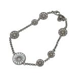 ジョージジェンセン Georg Jensen デイジーフラワーブレスレット シルバー