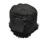 ショッピングロエベ ロエベ LOEWE クロシェットハット ブラック