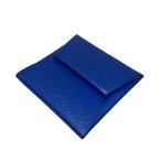 エルメス HERMRS 2018年 【バスティア】 コインケース ブルーサフィール