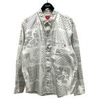 シュプリーム Supreme 【Paisley Grid Shirt】 ペイズリーシャツ ホワイト サイズ：XL