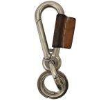 enda- лыжи maHender Scheme [Karabiner] кольцо для ключей серебряный × Brown 