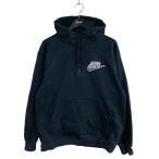 シュプリーム×ナイキ Supreme×NIKE Half Zip Hooded Sweatshirt ハーフジップスウェットトレーナー ブラック サイ