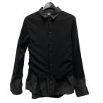 ターク TAAKK TULLE LAYERED SHIRTS チュールシャツ TA22AW SH023 ブラック サイズ：2