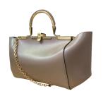 ショッピングチェーン 【値下げ】ZANCHETTI チェーンショルダーバッグ AMLETO 24 ベージュ (EC)