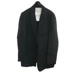 ショッピングNUDE 【値下げ】nude：MASAHIKO MARUYAMA 「Japanese Paper Dobby Cloth 2Buttons Jacket」 和紙テーラードジャケット NU 1554 ブラック サイズ：1 (EC)