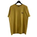 ステューシー stussy ロゴプリントTシャツ マスタード サイズ:M