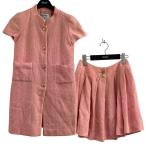 ショッピングCHANEL 【値下げ】CHANEL ツイードセットアップ P17003V09433 ライトピンク サイズ：34 (EC)