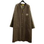 【値下げ】GUCCI×adidas ノーカラーコート 710398 ベージュ サイズ：48 (EC)