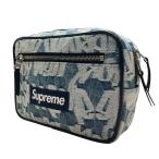 シュプリーム Supreme 22SS 「Fat Tip Jacquard Denim Waist Bag」 ショルダーバッグ スカイブルー×ホワイト