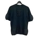 フェンディ FENDI モヘヤ混ニットTシャツ FZ6933 ブラック サイズ：44