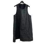 【値下げ】BLACK COMME des GARCONS 総柄ノースリーブプルオーバー ブラック サイズ：L (EC)