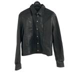 リックオウエンス RICK OWENS レザージャケット ブラック サイズ：40