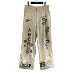 ショッピングメモリアル 【値下げ】MASU メモリアルパンツ アイボリー×ブラック サイズ：44 (EC)