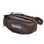 シュプリーム Supreme レザーショルダーバッグ ブラウン サイズ:-