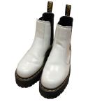 ドクターマーチン Dr.Martens クアッド レトロ サイドゴアブーツ ホワイト サイズ:37