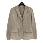 【値下げ】LOEWE レザージャケット アイボリー サイズ：34 (EC)