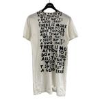 コムデギャルソン×マルタンマルジェラ COMME des GARCONS×Martin Margiela ロング丈エイズTシャツ ホワイト サイズ:S