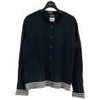 [ снижение цены ]CHANEL Hem окантовка ансамбль кардиган черный размер :40 (EC)