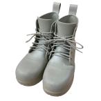 【値下げ】BOTTEGA VENETA パドルレースアップブーツ カーキ サイズ：41 (EC)