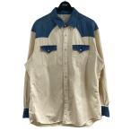 【値下げ】CELINE ウエスタンロングシャツ アイボリー サイズ：XL (EC)