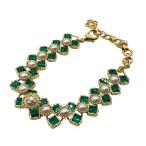 [ снижение цены ]CASABLANCA ювелирные изделия браслет Gold × зеленый (EC)