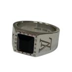 ルイヴィトン LOUIS VUITTON リング・LV オニキス S00 シルバー サイズ：M(19号)