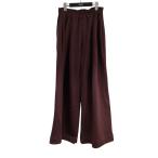 ショッピング比較 ドリスヴァンノッテン DRIES VAN NOTEN 25AW ワイドスウェットパンツ バーガンディー サイズ：S