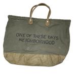 【値下げ】NEIGHBORHOOD グラフィックキャンバストートバッグ 211TQODN-CG01 グリーン (EC)