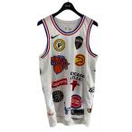  Nike × Supreme NIKE×Supreme баскетбол рубашка белый × многоцветный размер :44