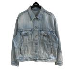 バレンシアガ BALENCIAGA USED加工デニムジャケット インディゴ サイズ：46