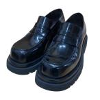 ボッテガヴェネタ BOTTEGA VENETA ラグローファーシューズ ブラック サイズ：40