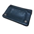 クロムハーツ CHROME HEARTS クロスボタン2ジップウォレット ブラック サイズ：-