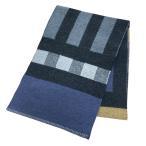  Burberry BURBERRYro покрытие ru muffler темно-синий × серый размер :200×30cm