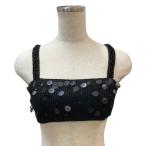 ショッピングスパンコール フェティコ FETICO 23AW  「SPANGLE ANGOLA WOOL KNIT BRA」 スパンコールニットブラ FTC234-0701 ブ