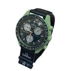 オメガ×スウォッチ OMEGA×SWATCH 腕時計 ネイビー×グリーン サイズ：-