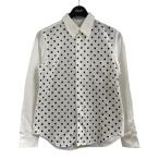 コムデギャルソンコムデギャルソン COMME des GARCONS COMME des GARCONS ドットシャツ W8B054 ホワイト×ブラッ