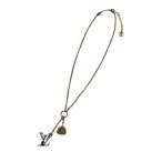 ルイヴィトン LOUIS VUITTON コリエLVアイコニックインフィンティドット ネックレス ゴールド×ブラック×ホワイト サイズ：-