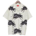シュプリーム Supreme 2021SS　Beetle S／S Shirt　アロハシャツ　レーヨンシャツ ホワイト サイズ：L