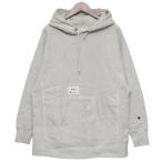 【値下げ】WTAPS×Champion 2021SS REVERSE WEAVE HOODED SWEATSHIRT リバースウィーブパーカー スウェット C8-T109 ライトグレー サイズ:M (三軒茶屋店)