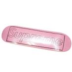 シュプリーム×カウズ Supreme×KAWS 2021SS Chalk Logo Skateboard スケートボードデッキ ピンク