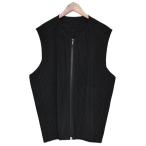 イッセイミヤケオムプリッセ HOMME PLISSE ISSEY MIYAKE 2021SS プリーツジップベスト HP11JE122 ブラック サイ