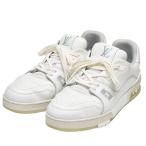 【値下げ】LOUIS VUITTON LV トレイナー スニーカー　1ACP1P ホワイト サイズ：40 1/2 (三軒茶屋店)