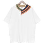 カラービーコン kolor/BEACON 2021SS リブニットドッキングTシャツ 21SBM-T01231 ホワイト サイズ:2