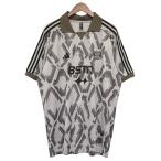 【値下げ】adidas FCバイエルン BSTN ジャージー　ゲームポロシャツ　Tシャツ　JF0573 ブラウン サイズ：3XL (三軒茶屋店)